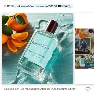 Atelier Cologne
Clémentine California Pure Perfume